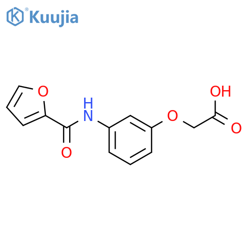 2-3-(Furan-2-amido)phenoxyacetic Acid structure