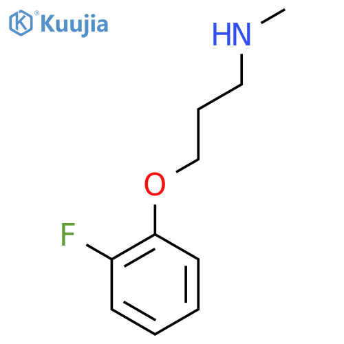 3-(2-Fluorophenoxy)-N-methyl-1-propanamine structure