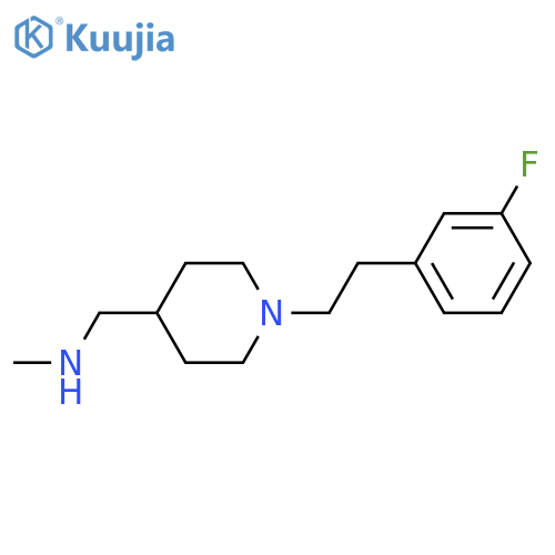 ({1-2-(3-Fluorophenyl)ethylpiperidin-4-yl}-methyl)methylamine structure