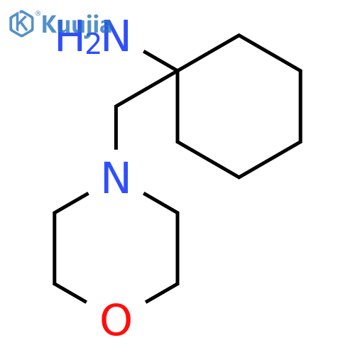 1-(morpholin-4-ylmethyl)cyclohexanamine structure
