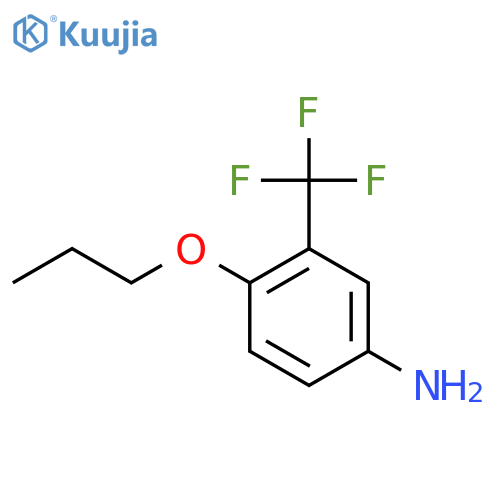 4-propoxy-3-(trifluoromethyl)aniline structure