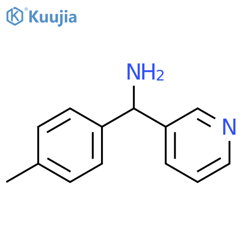 C-Pyridin-3-yl-C-p-tolyl-methylamine structure