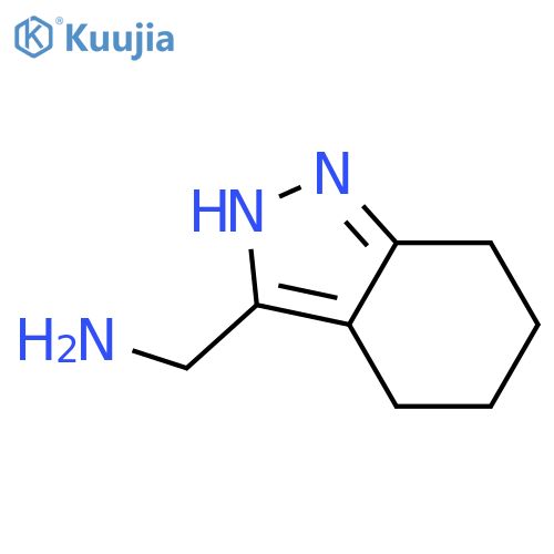 C-(4,5,6,7-Tetrahydro-1H-indazol-3-yl)-methylamine structure