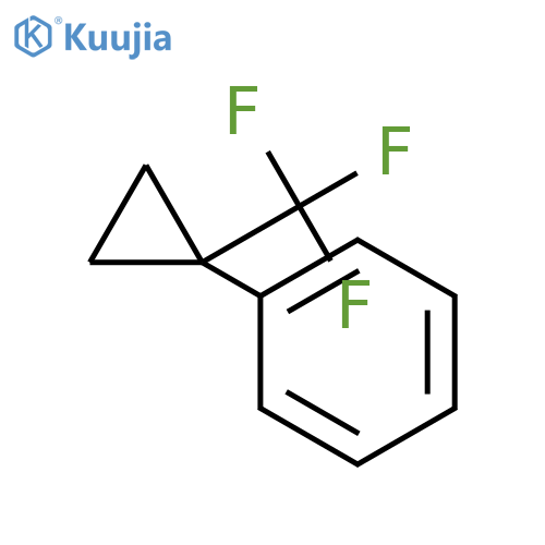 1-(Trifluoromethylcyclopropyl)benzene structure