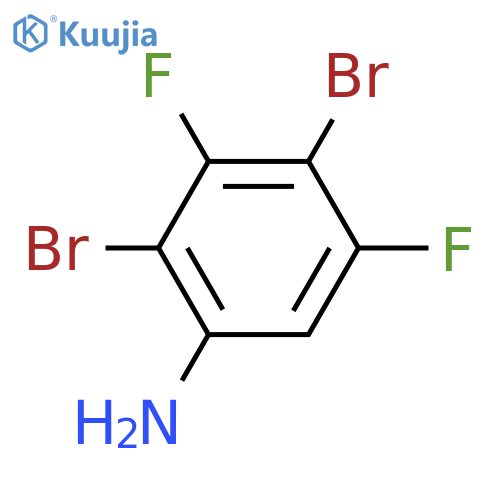 2,4-Dibromo-3,5-difluoroaniline structure