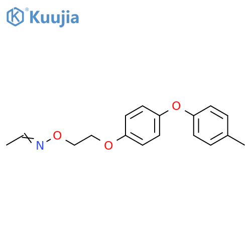 Acetaldehyde, O-[2-[4-(4-methylphenoxy)phenoxy]ethyl]oxime structure