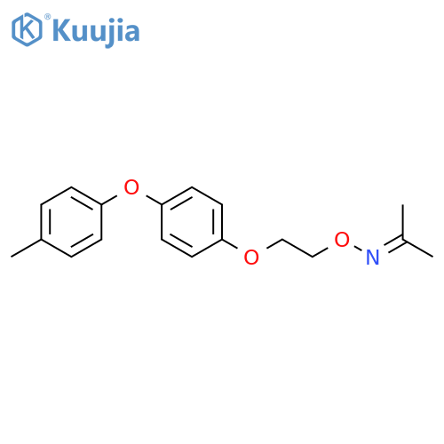 2-Propanone, O-[2-[4-(4-methylphenoxy)phenoxy]ethyl]oxime structure