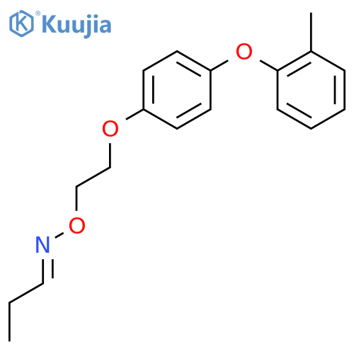 Propanal, O-[2-[4-(2-methylphenoxy)phenoxy]ethyl]oxime structure