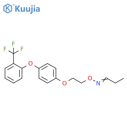 Propanal, O-[2-[4-[2-(trifluoromethyl)phenoxy]phenoxy]ethyl]oxime structure