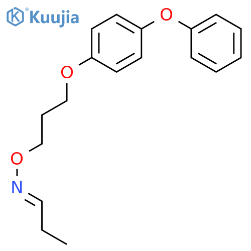 Propanal,O-[3-(4-phenoxyphenoxy)propyl]oxime structure