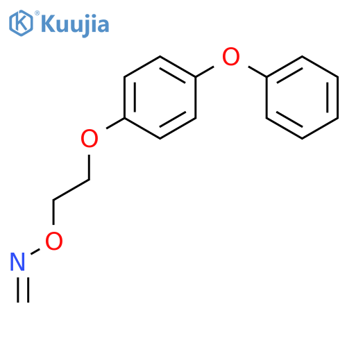 Formaldehyde, O-[2-(4-phenoxyphenoxy)ethyl]oxime structure