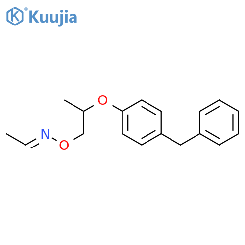 Acetaldehyde, O-[2-[4-(phenylmethyl)phenoxy]propyl]oxime structure