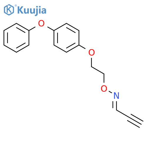2-Propynal, O-[2-(4-phenoxyphenoxy)ethyl]oxime structure