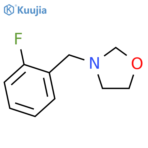 OXAZOLIDINE, 3-[(2-FLUOROPHENYL)METHYL]- structure
