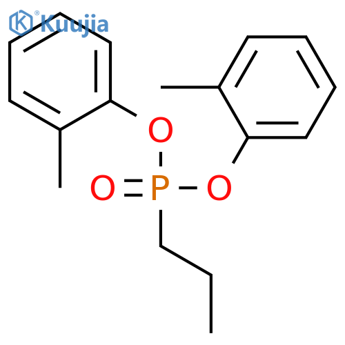 Phosphonic acid, propyl-, bis(methylphenyl) ester structure