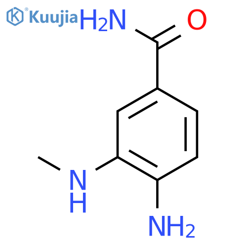 4-Amino-3-(methylamino)benzamide structure