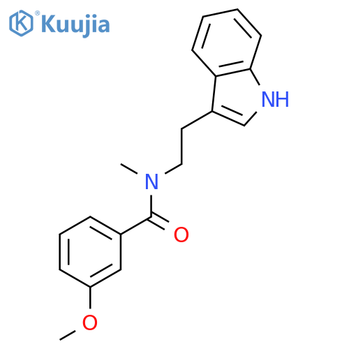 Benzamide, N-[2-(1H-indol-3-yl)ethyl]-3-methoxy-N-methyl- structure