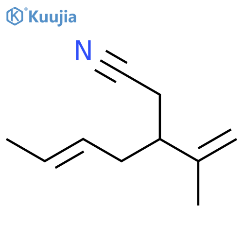 5-Heptenenitrile, 3-(1-methylethenyl)-, (Z)- structure