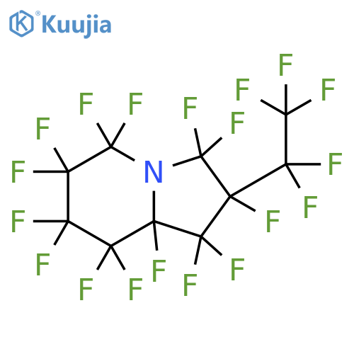 Indolizine, 1,1,2,3,3,5,5,6,6,7,7,8,8,8a-tetradecafluorooctahydro-2-(1,1,2,2,2-pentafluoroethyl)- structure