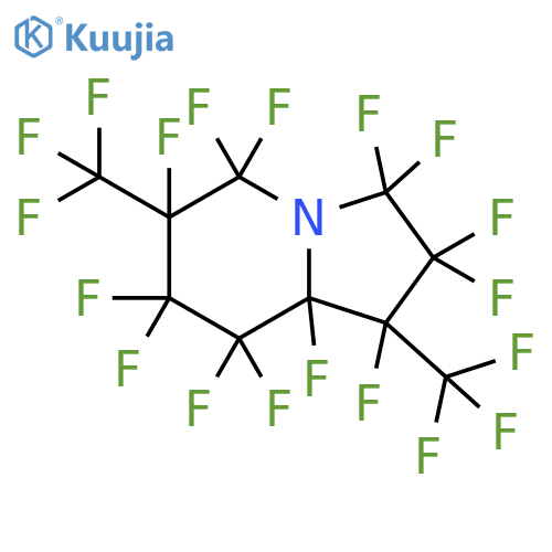 Indolizine,1,2,2,3,3,5,5,6,7,7,8,8,8a-tridecafluorooctahydro-1,6-bis(trifluoromethyl)- structure