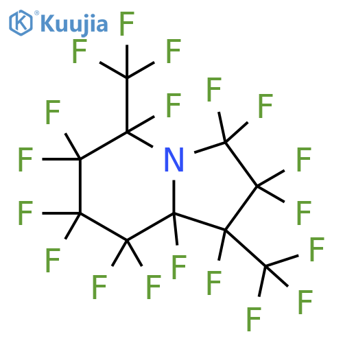 Indolizine, 1,2,2,3,3,5,6,6,7,7,8,8,8a-tridecafluorooctahydro-1,5-bis(trifluoromethyl)- structure