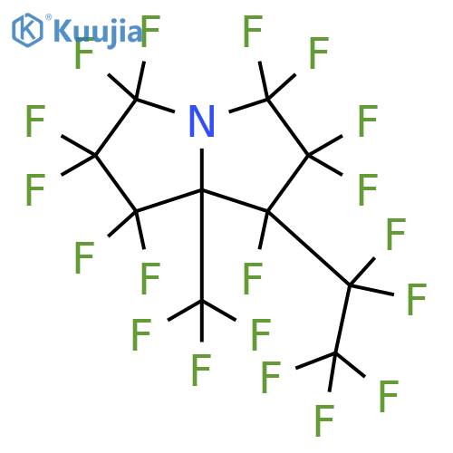 1H-Pyrrolizine, 1,1,2,2,3,3,5,5,6,6,7-undecafluorohexahydro-7-(1,1,2,2,2-pentafluoroethyl)-7a-(trifluoromethyl)- structure