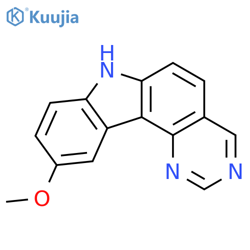 7H-Pyrimido[5,4-c]carbazole, 10-methoxy- structure