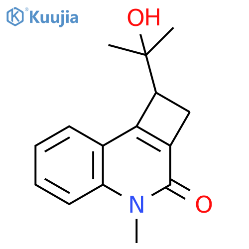 Cyclobuta[c]quinolin-3(1H)-one, 2,4-dihydro-1-(1-hydroxy-1-methylethyl)-4-methyl- structure