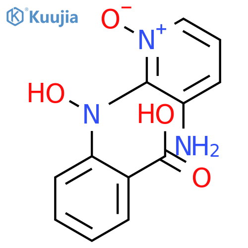 Benzoic acid, 2-[(3-amino-1-oxido-2-pyridinyl)hydroxyamino]- structure