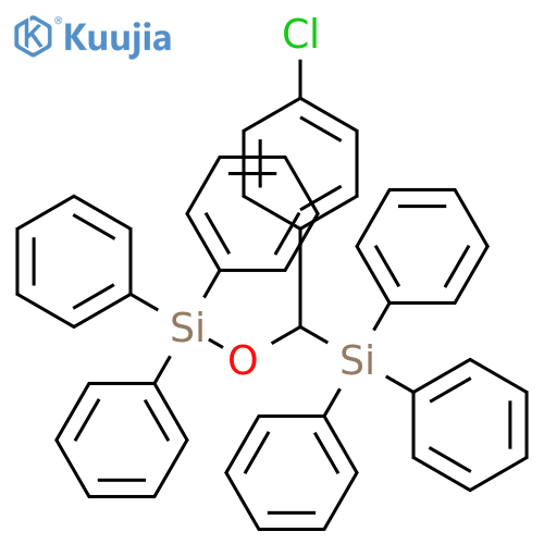 Methyl, (4-chlorophenyl)(triphenylsilyl)[(triphenylsilyl)oxy]- structure