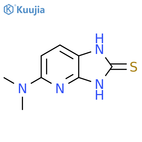 5-(dimethylamino)-1,3-dihydro-2H-Imidazo[4,5-b]pyridine-2-thione structure
