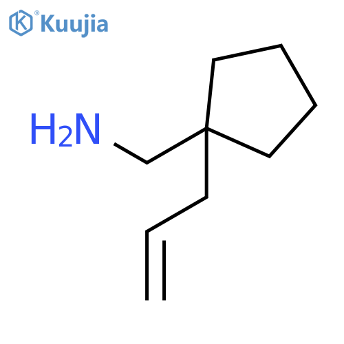 1-(prop-2-en-1-yl)cyclopentylmethanamine structure