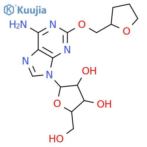 Adenosine, 2-[(tetrahydro-2-furanyl)methoxy]- structure