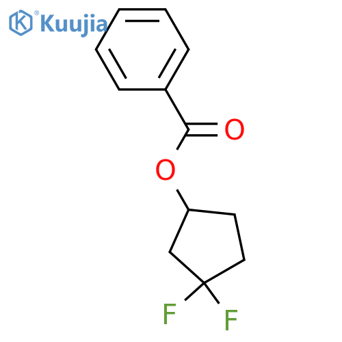 Cyclopentanol, 3,3-difluoro-, benzoate structure