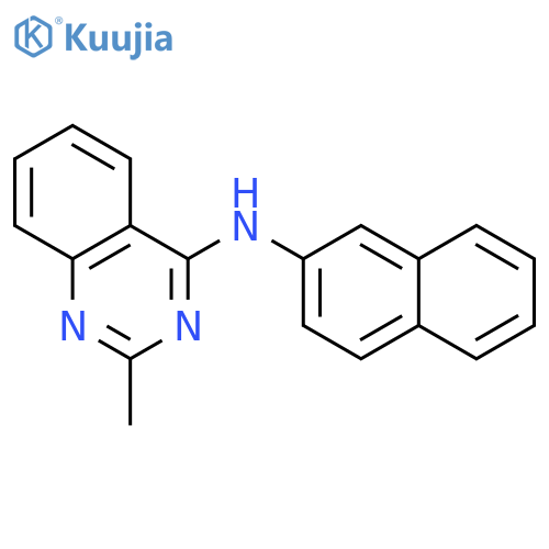 4-QUINAZOLINAMINE, 2-METHYL-N-2-NAPHTHALENYL- structure