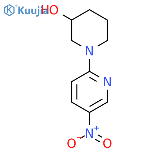 1-(5-Nitro-2-pyridinyl)-3-piperidinol structure