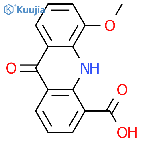 9,10-Dihydro-5-methoxy-9-oxo-4-acridinecarboxylic Acid structure