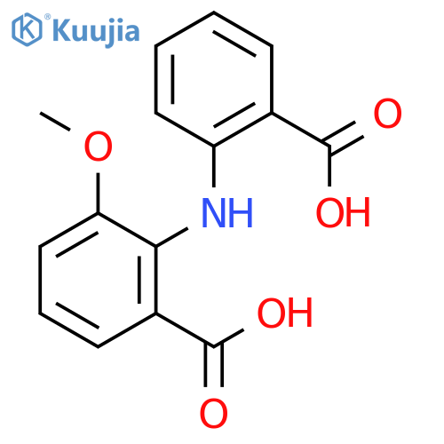 2-(2-Carboxyphenyl)amino-3-methoxybenzoic Acid structure
