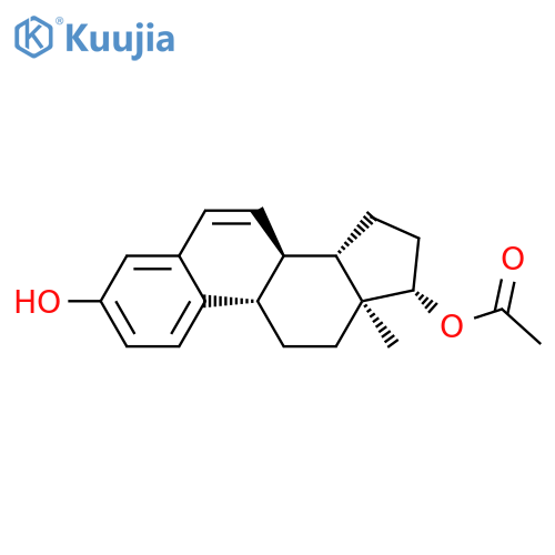 (17b)-Estra-1,3,5(10),6-tetraene-3,17b-diol 17-Acetate structure