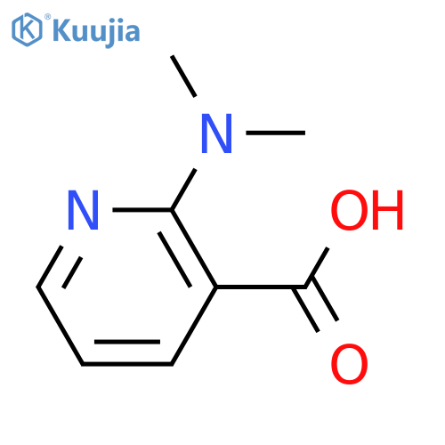 2-(dimethylamino)pyridine-3-carboxylic acid structure