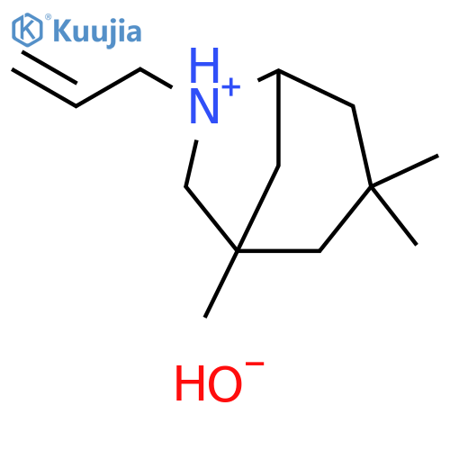 6-Azoniabicyclo[3.2.1]octane, 1,3,3-trimethyl-6-(2-propenyl)-, hydroxide (9CI) structure