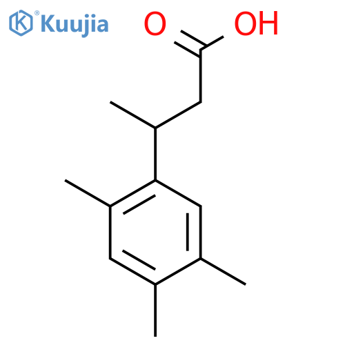 3-(2,4,5-trimethylphenyl)butanoic Acid structure