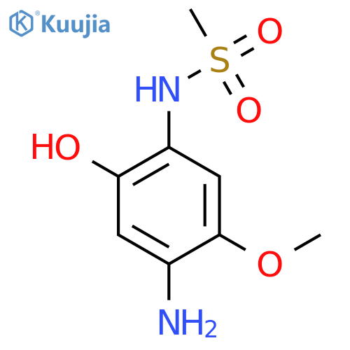 Methanesulfonamide, N-(4-amino-2-hydroxy-5-methoxyphenyl)- structure