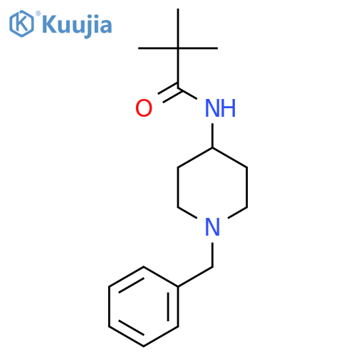 Propanamide, 2,2-dimethyl-N-[1-(phenylmethyl)-4-piperidinyl]- structure