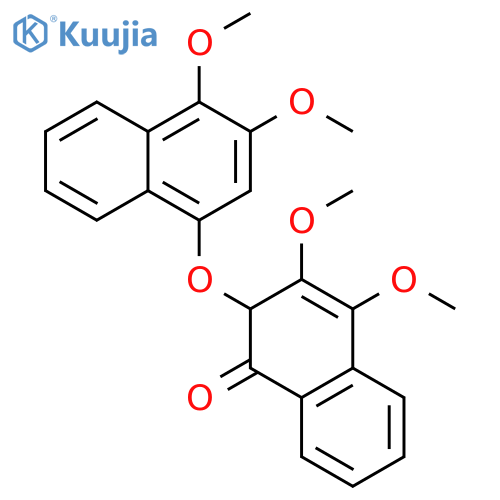 1(2H)-Naphthalenone, 2-[(3,4-dimethoxy-1-naphthalenyl)oxy]-3,4-dimethoxy- structure