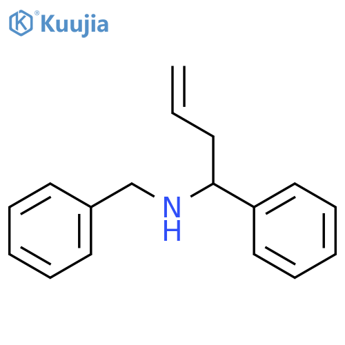 N-Benzyl-1-phenylbut-3-en-1-amine structure