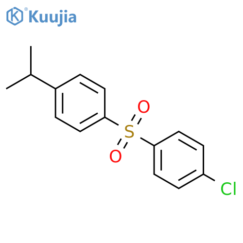 1-(4-Chlorobenzenesulfonyl)-4-(propan-2-yl)benzene structure
