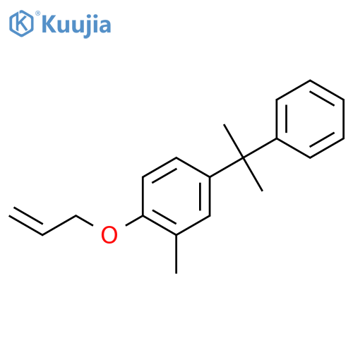 Benzene, 2-methyl-4-(1-methyl-1-phenylethyl)-1-(2-propenyloxy)- structure