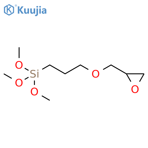 3-(Trimethoxysilyl)propyl glycidyl ether structure