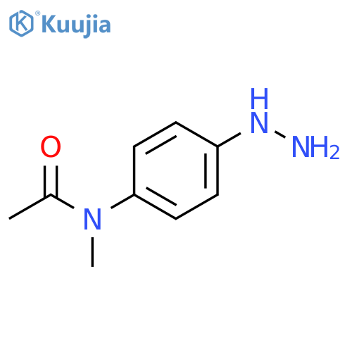 Acetamide, N-(4-hydrazinophenyl)-N-methyl- structure